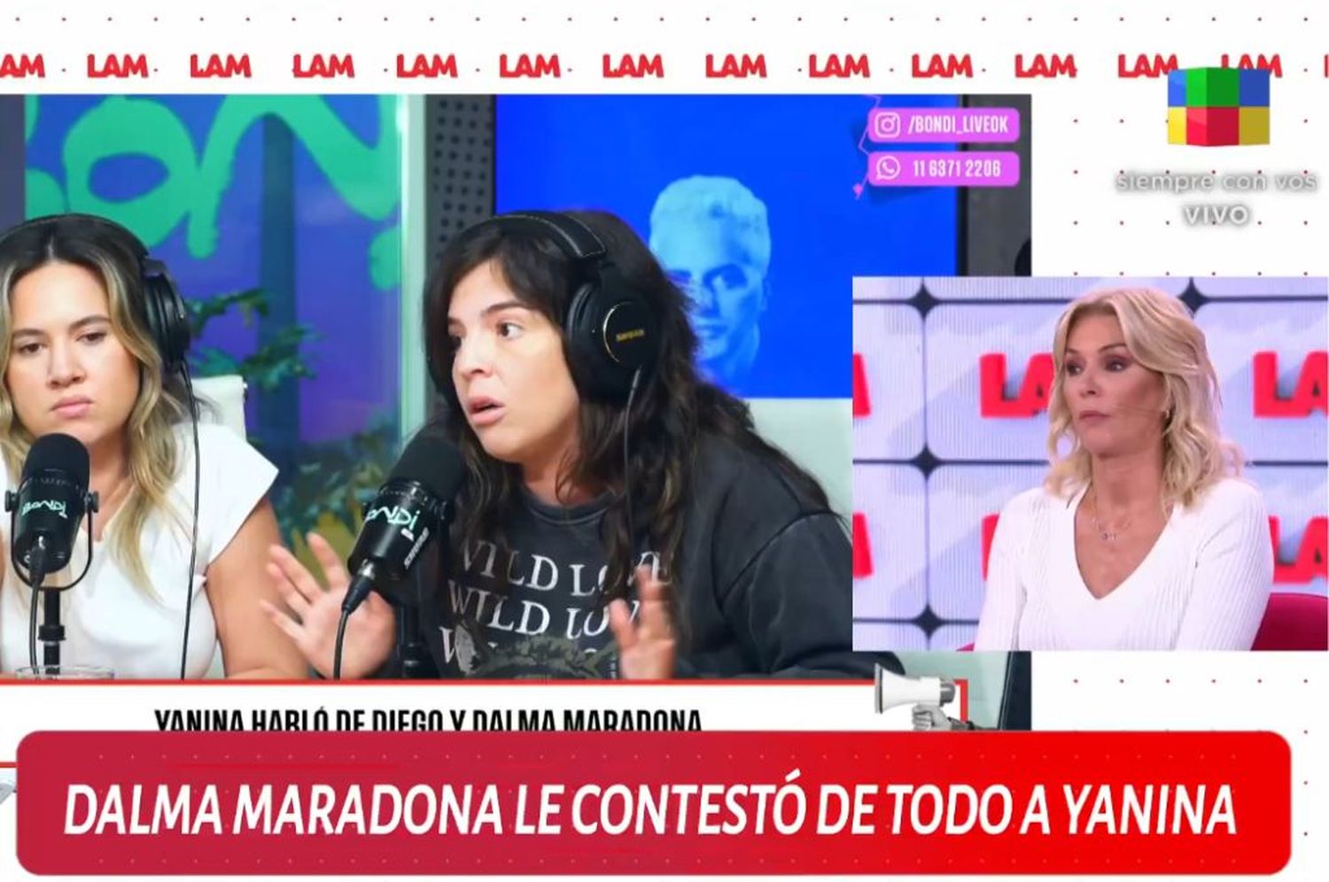 "Sos hija de un pedófilo": el fuerte cruce de Yanina Latorre con Dalma por Diego Maradona