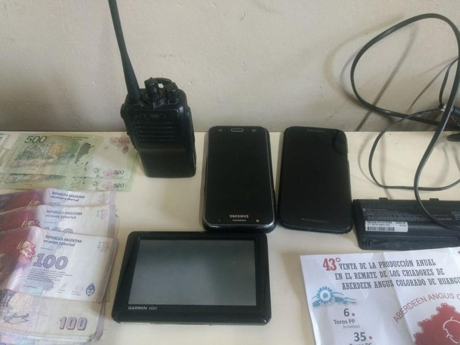 Capturaron a autores de los robos a vehículos en los remates de hacienda