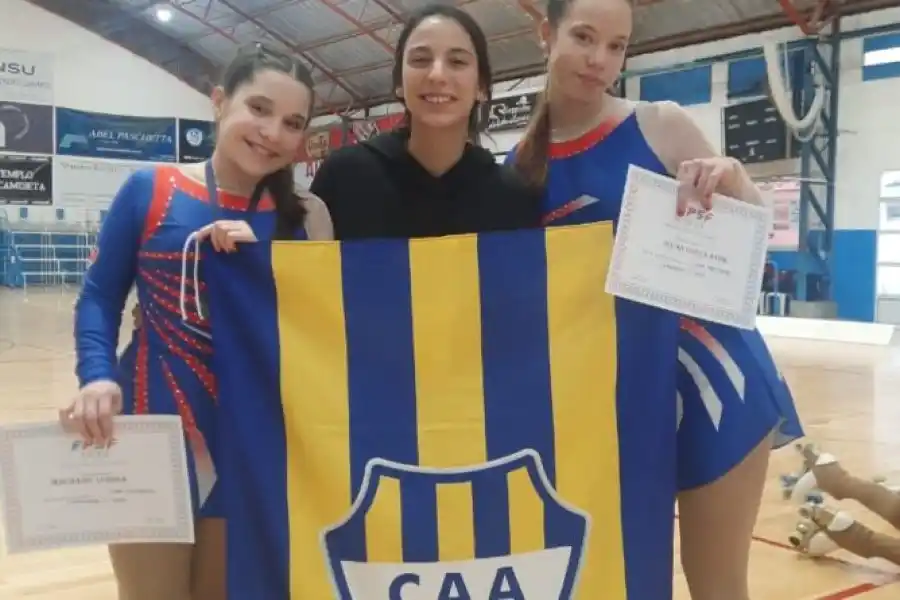 Patinadoras de Almagro destacadas en el Provincial