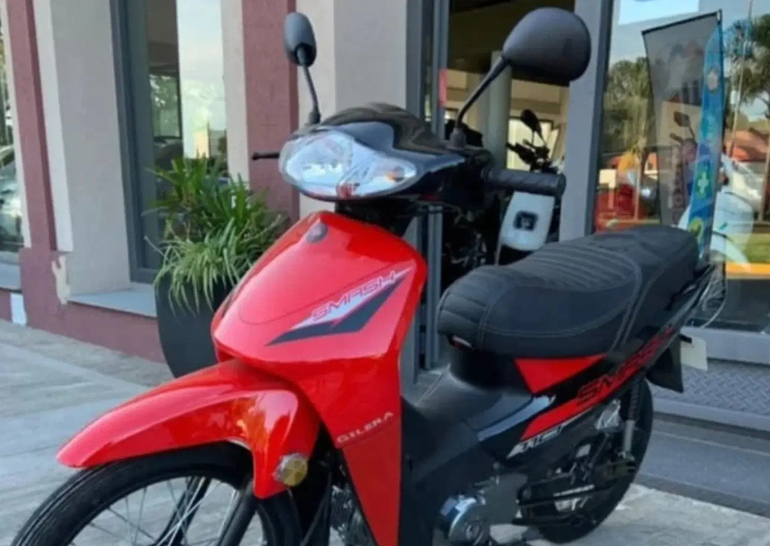 La moto fue robada este miércoles por la madrugada.