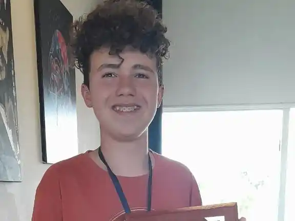 Máximo Corbalán obtuvo el primer puesto en la categoría Sub-14