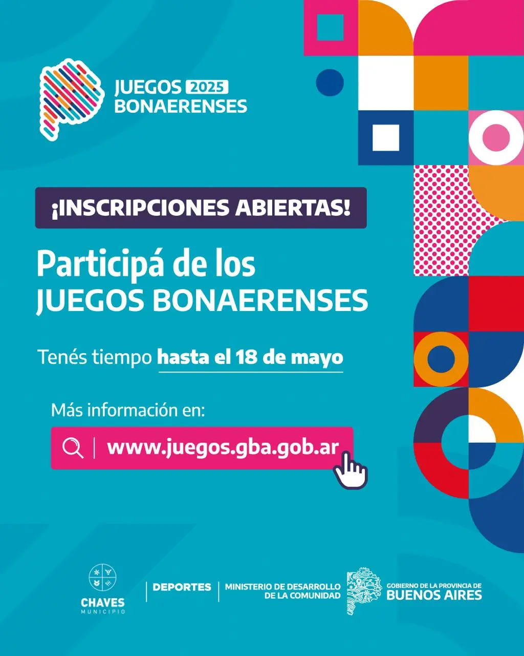 Comenzaron las inscripciones para los Juegos Bonaerenses 2025