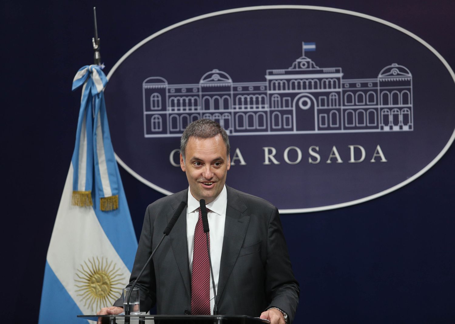 Manuel Adorni, vocero presidencial.