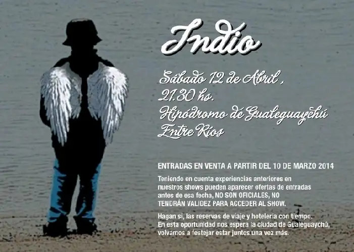 El 10 de marzo pondrán a la venta las entradas para el recital del Indio Solari 