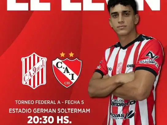 El León recibe 20:30 a el Rojo de Chivilcoy.Foto:@9dejuliooficial