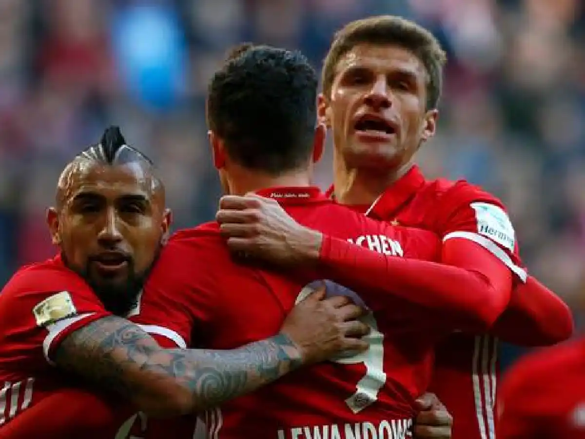 Bayern Munich le dio una paliza al Hamburgo 