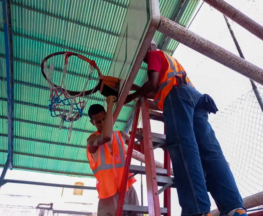 Aprovechan la cuarentena para recuperar espacios deportivos en Puerto La Cruz