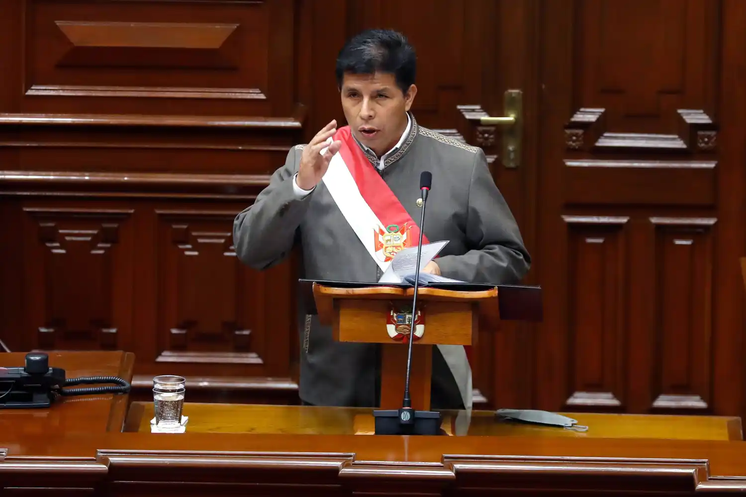 Pedro Castillo, presidente de Perú.