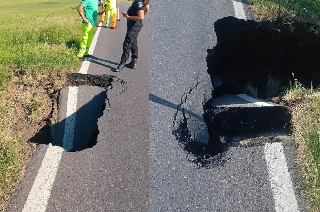 Precaución en Ruta Nacional 34: un socavón en la calzada afectó la circulación