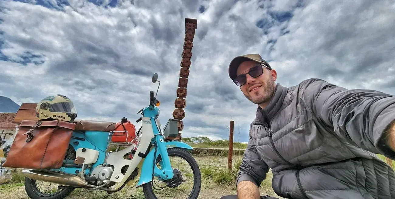 Pablo Imhoff se despide de las redes: el santafesino que recorrió América en moto decidió “parar”