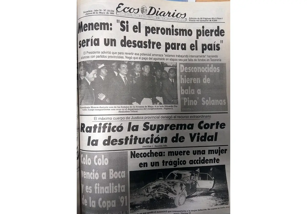 Jueves 23 de mayo de 1991