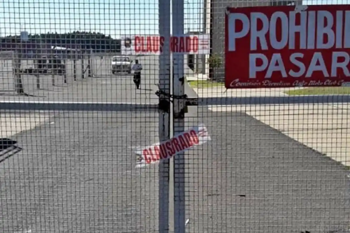 Clausuraron el Autódromo de Concordia: cuáles fueron los motivos de la decisión