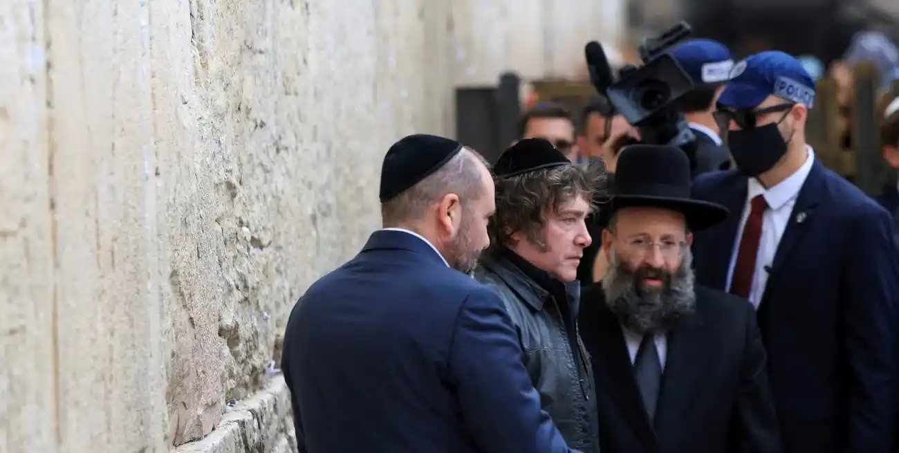 milei muro de los lamentos - 2