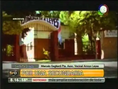 Vecinos de Arroyo Leyes piden la creación de una escuela secundaria