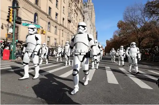 La Guerra de las galaxias no podía estar ausente en Thanksgiving.  