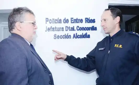 Francolini y Beguerie recorrieron las obras de ampliación y la nueva planta de verificación automotriz