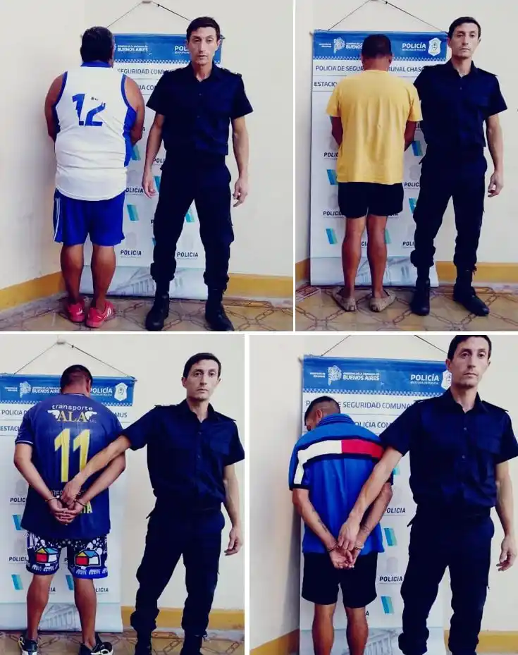 Cuatro detenidos: Llegaron con la excusa de afilar cuchillos y terminaron robando en Chascomús
