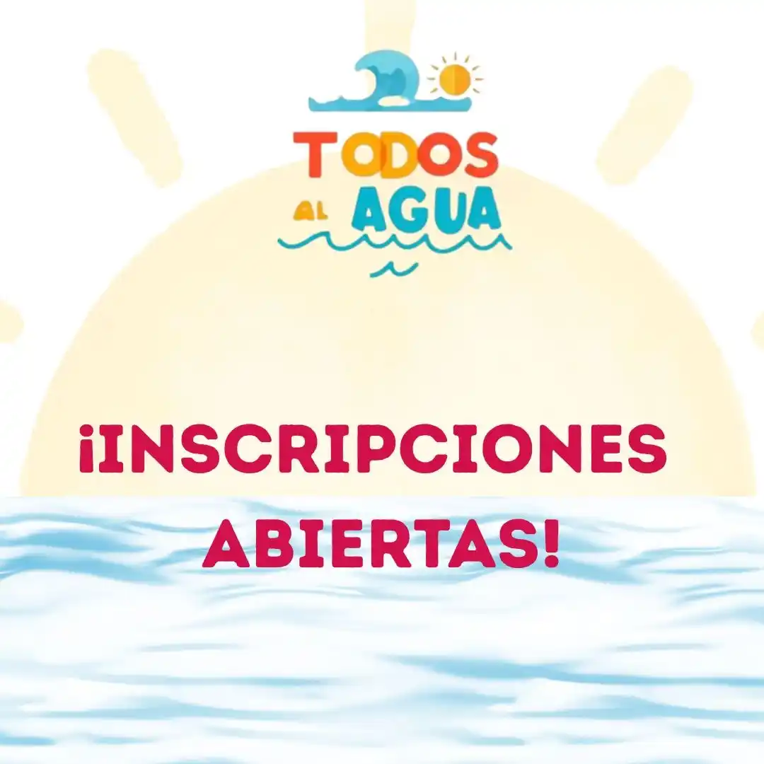 Inscripciones abiertas para Todos al Agua