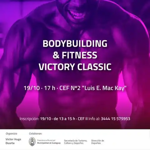 Torneo de “Fisicoculturismo y fitness”