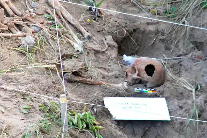 Un año del macabro hallazgo de huesos humanos en un médano