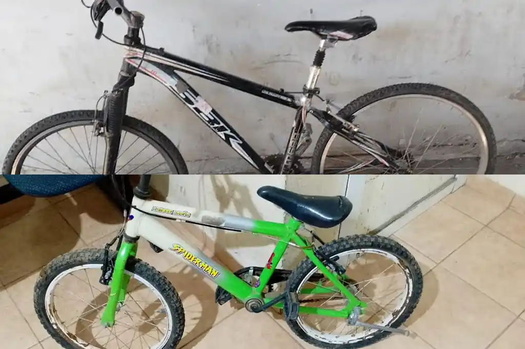 Recuperaron dos bicicletas abandonadas en distintos sectores de la ciudad