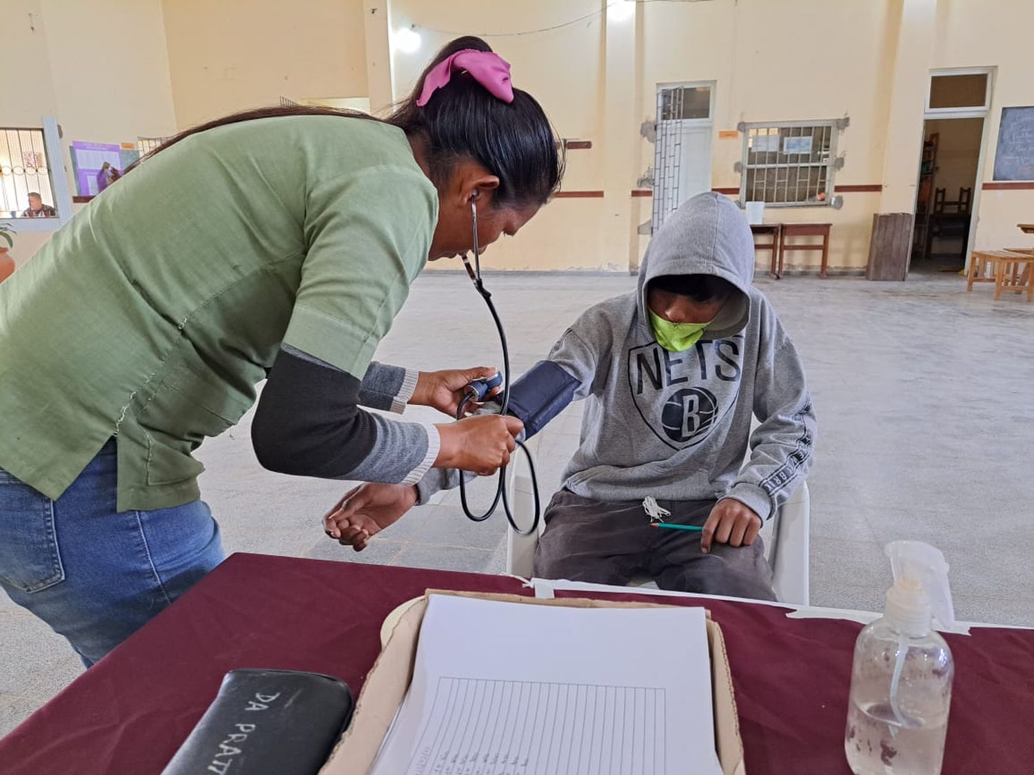 El Programa de Libretas de Salud Escolar visitó la Colonia aborigen Bartolomé de las Casas