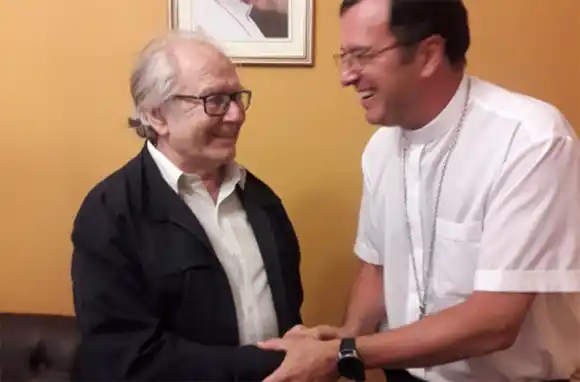 Mestre con Pérez Esquivel: "Hay una falta de paz y un surgimiento de la violencia"