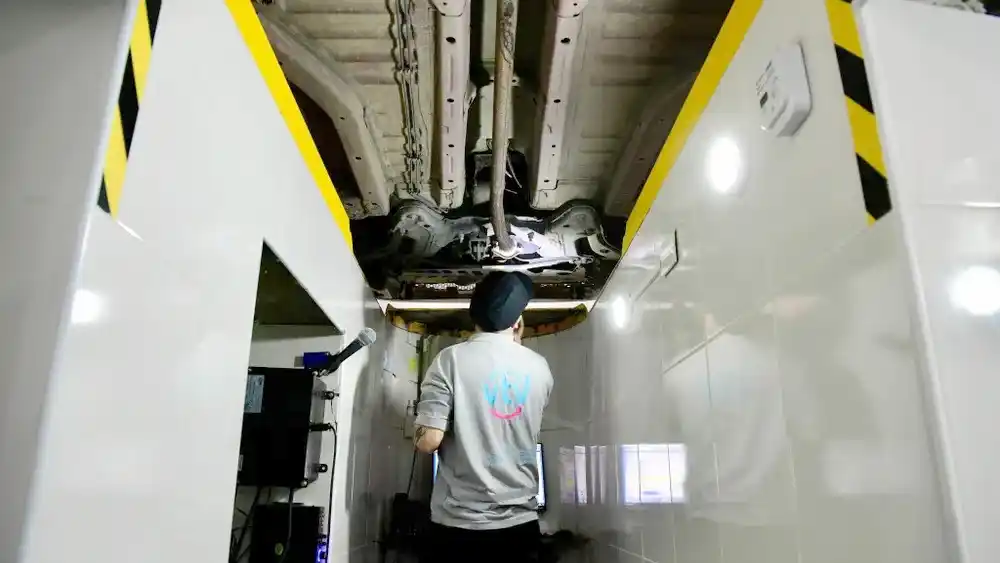 Un control de la VTV.