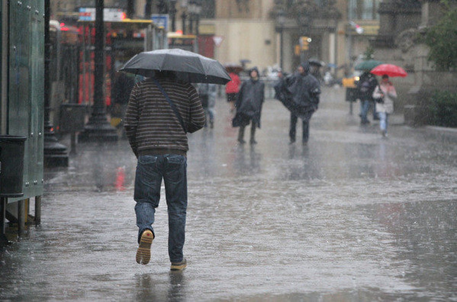 Alerta amarilla por fuertes lluvias este viernes en toda la Provincia