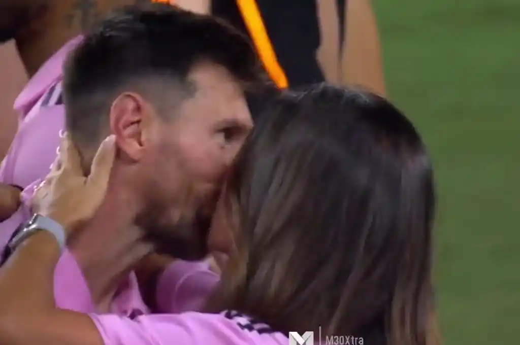 Todos los momentos de la familia en el festejo del Inter Miami