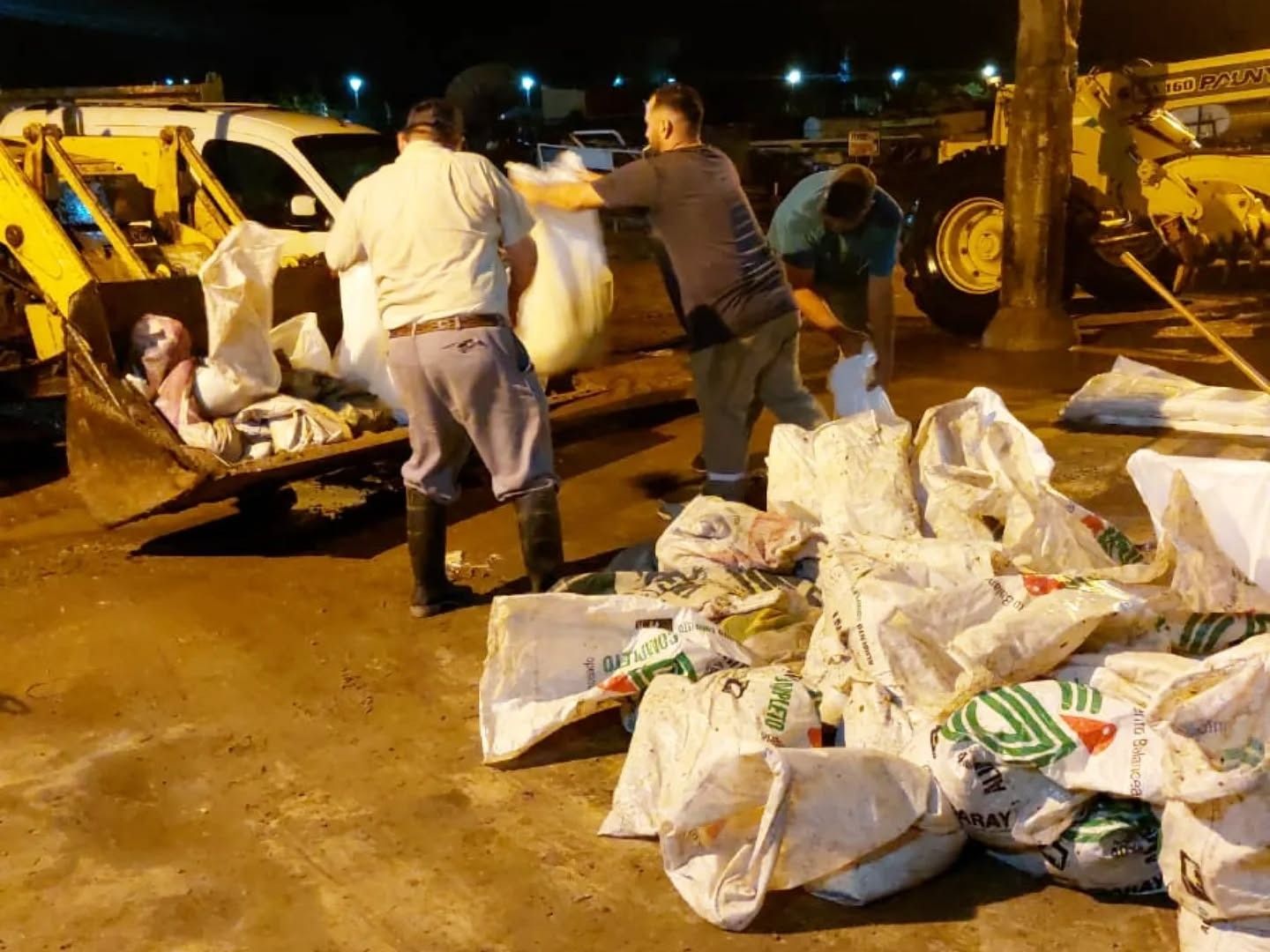 Sunchales en alerta por las importantes lluvias. La Municipalidad trabajó rápidamente