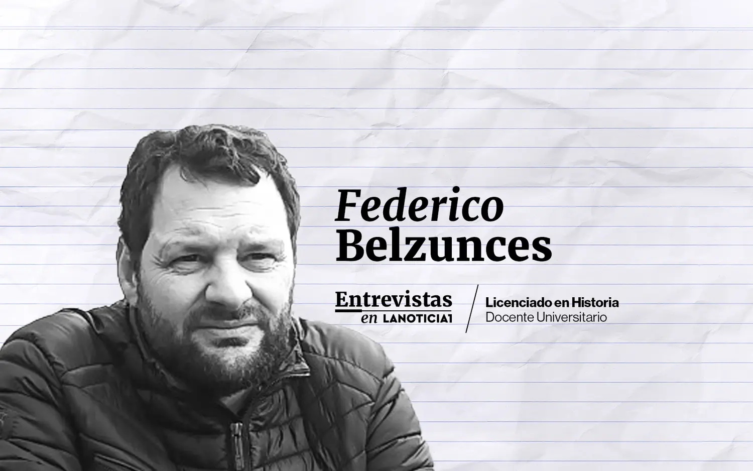 El historiador mercedino con LANOTICIA1.COM