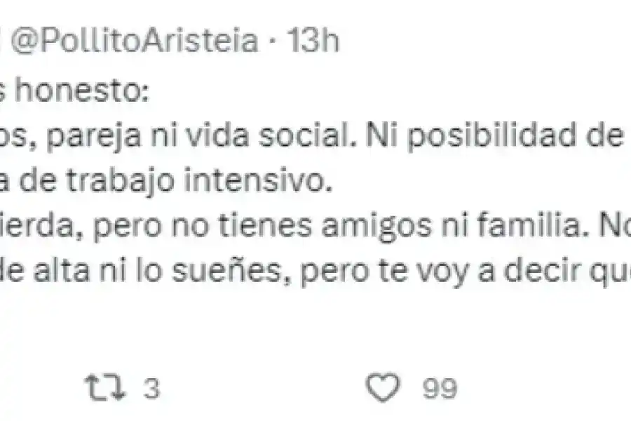 Un usuario decidió 