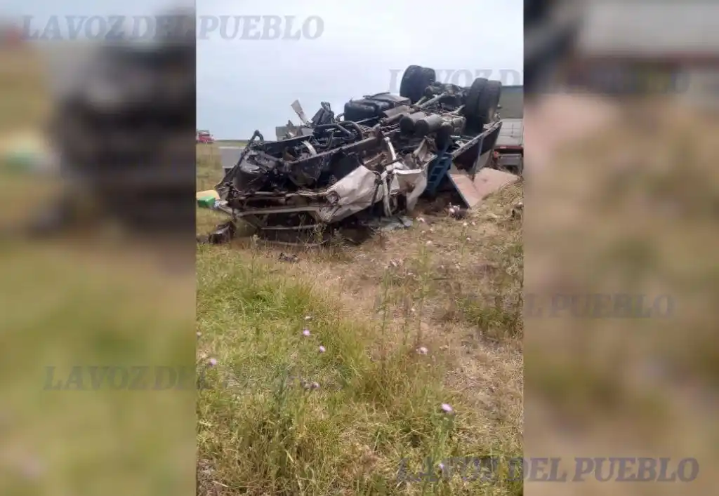 Trágico accidente en ruta 228 entre energía y el carretero dejo un fallecido proveniente de Cascallares