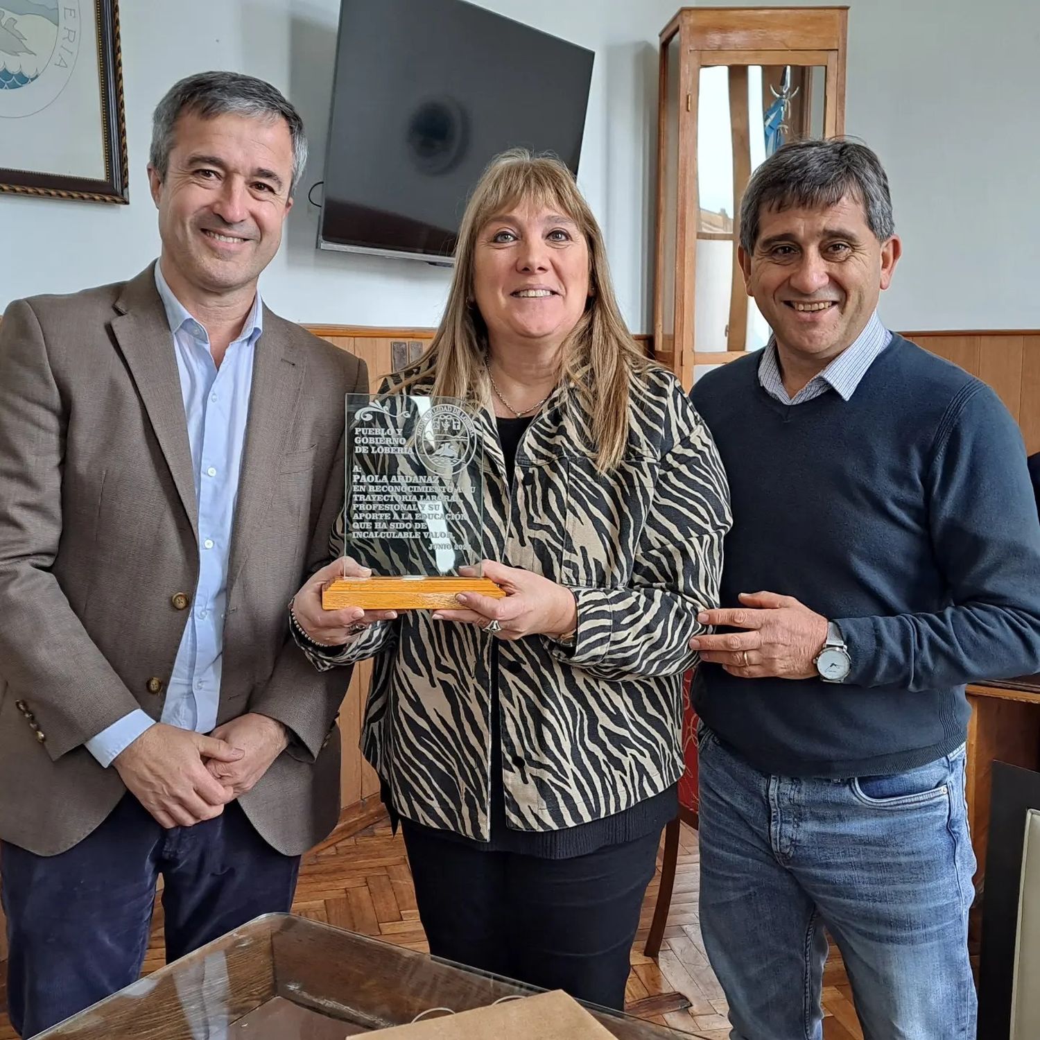 Pablo Barrena, Paola Ardanaz y Juan José Fioramonti