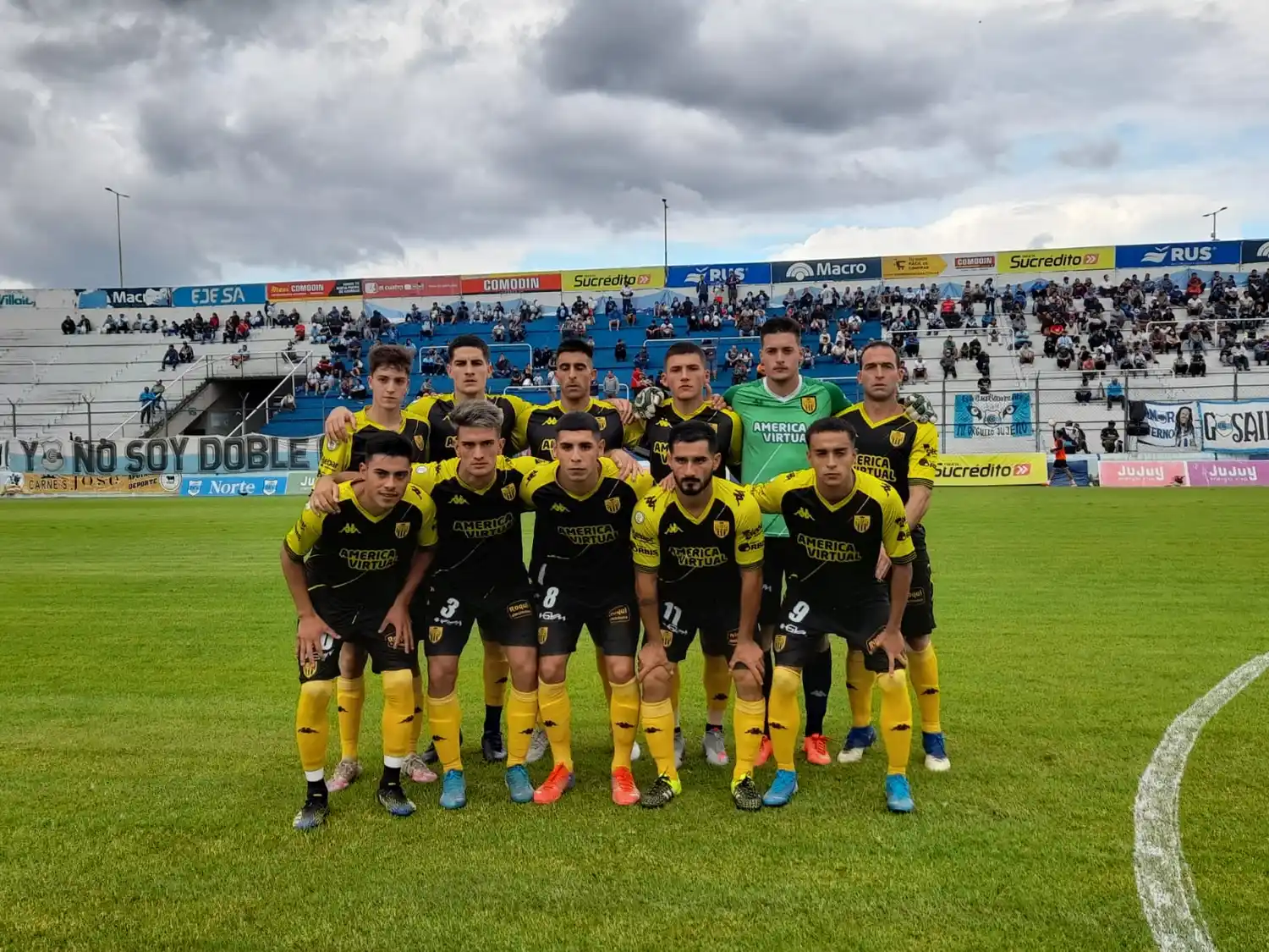 FOTO PRENSA GIMNASIA DE JUJUY Los iniciales de Santamarina en Jujuy.