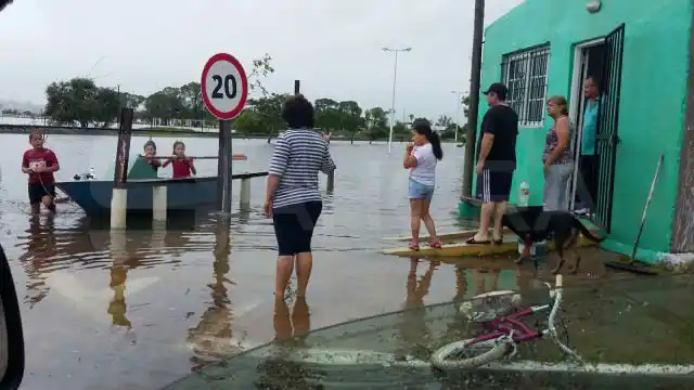 Macabro hallazgo en Concordia en medio de la inundación