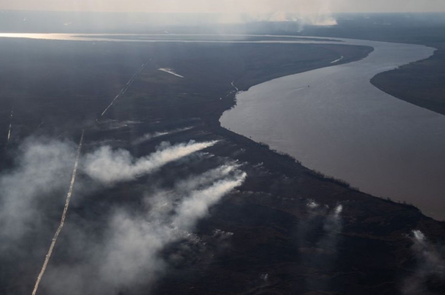 Detuvieron a un sujeto por iniciar un incendio en las islas del Delta del Paraná