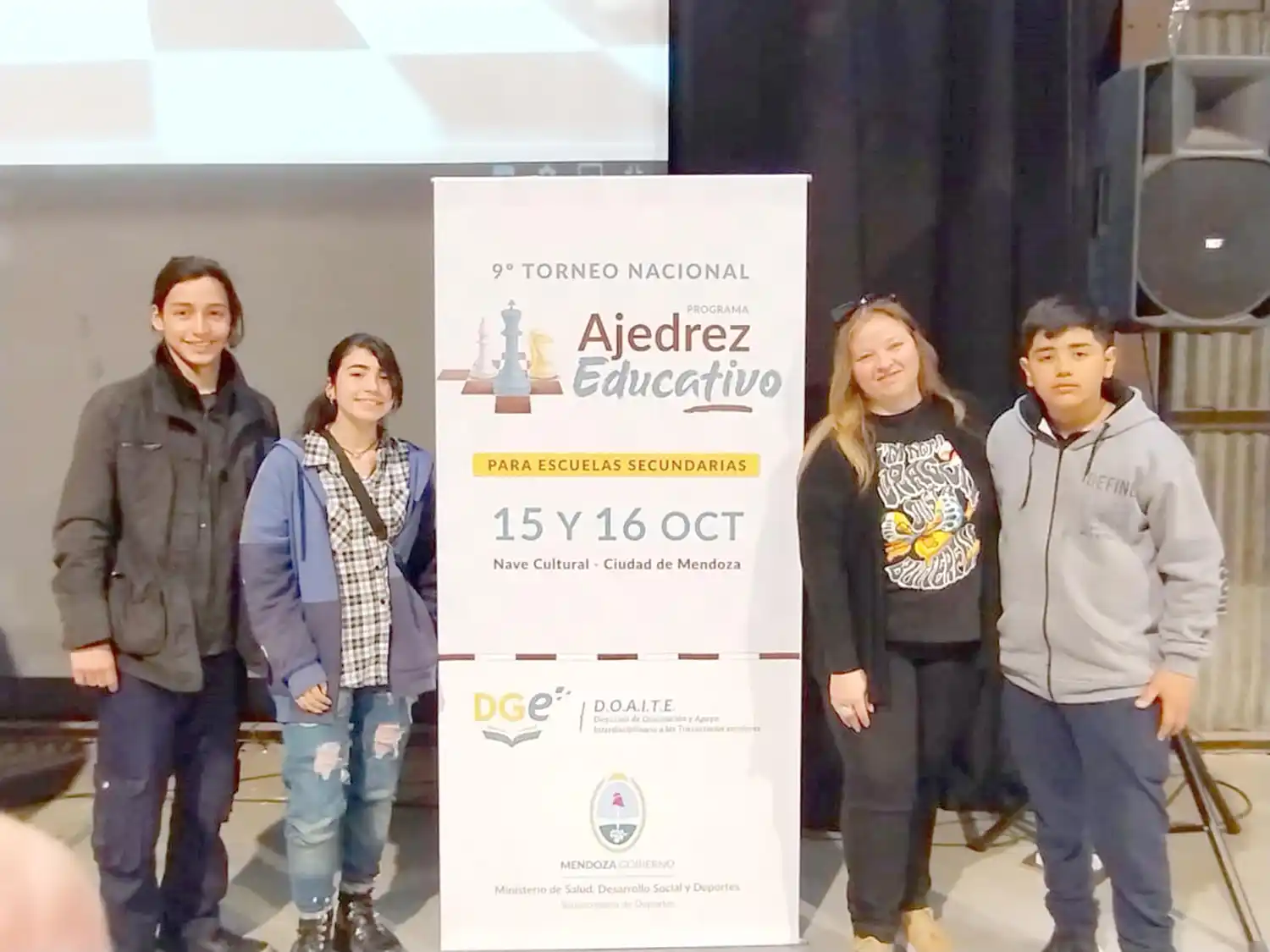 Delegación de Técnica en el certamen nacional de ajedrez educativo