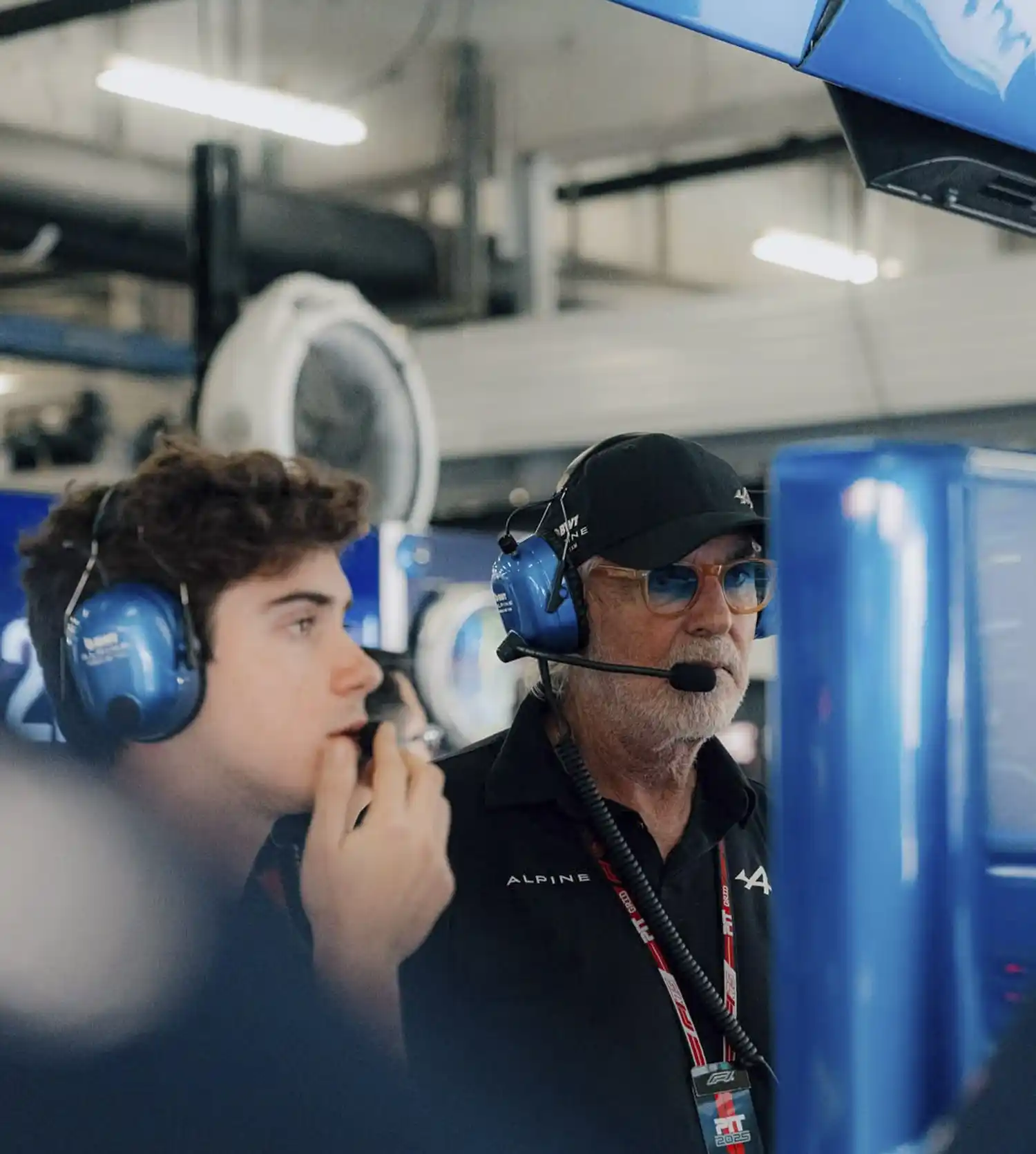 Colapinto y Briatore, juntos en Alpine.