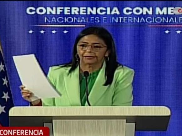 Delcy Rodríguez: El mayor consumidor y lavador de dinero del narcotráfico del planeta es EE.UU.