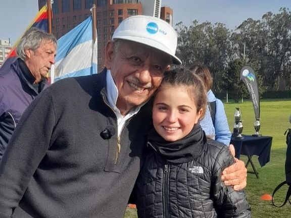 Vicente “Chino” Fernández junto a Esmeralda Canelli