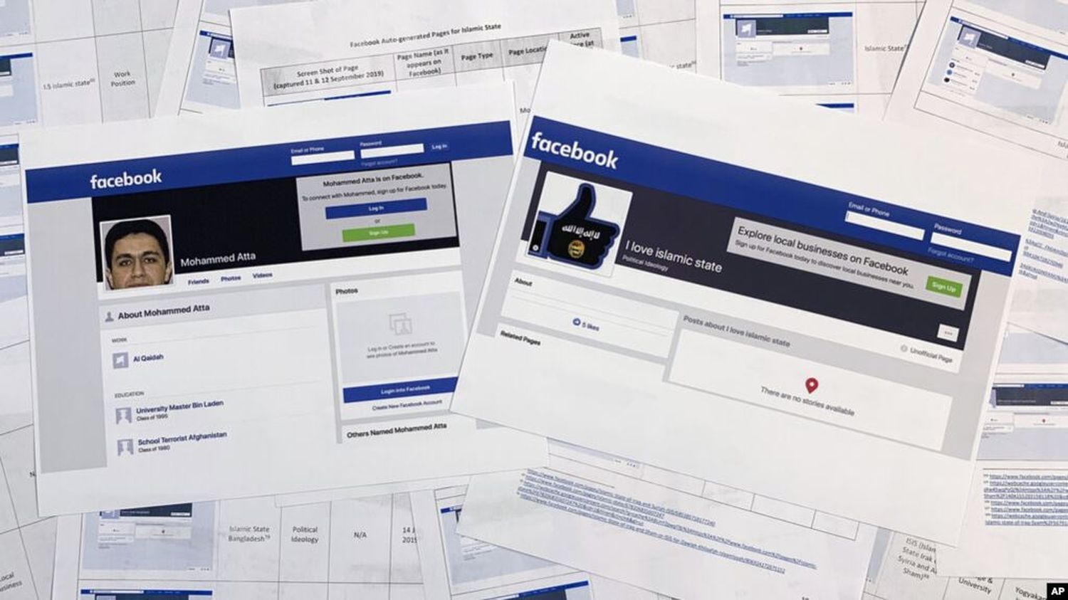 Facebook autogenera páginas para el grupo EI y Al Qaeda
