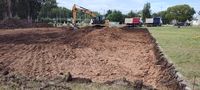 Comenzó a construirse el playón deportivo de Cerro Leones