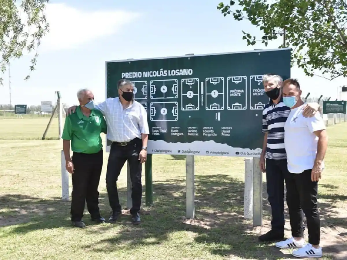 Sportivo le puso nombre a las canchas del predio