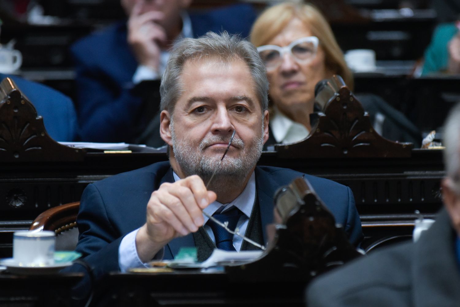 Roberto Mirabella en la sesión del martes donde la Cámara baja le dio media sanción al proyecto.