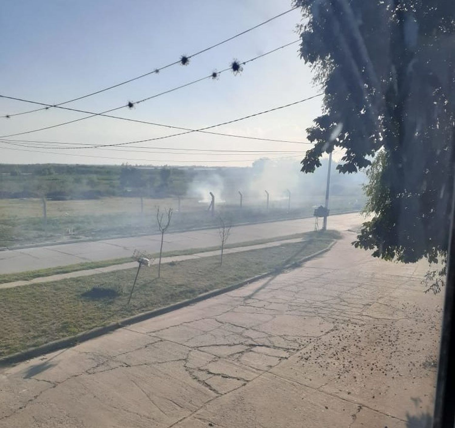 “Prendieron fuego y nos tuvimos que tragar todo el humo”