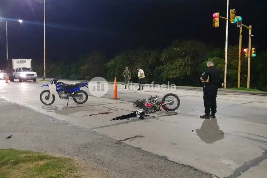 Grave accidente en un cruce semaforizado en el tramo urbano de la ruta 34 en Rafaela