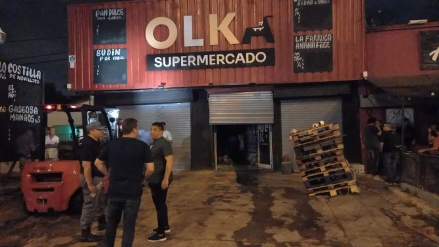 Un incendio afectó un supermercado en Formosa