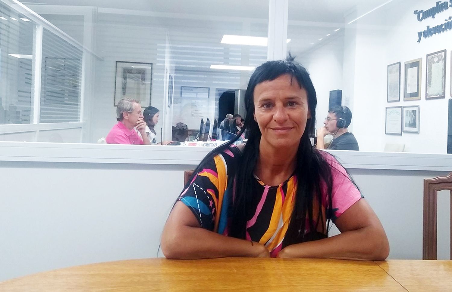 Feliz. De promocionar Necochea a todos los lugares donde va, con su trabajo desde el área de Turismo